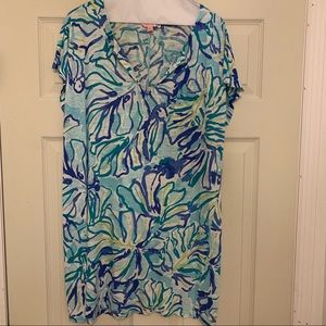 Lilly Pulitzer Duval Cap Sleeved T-Shirt Dress